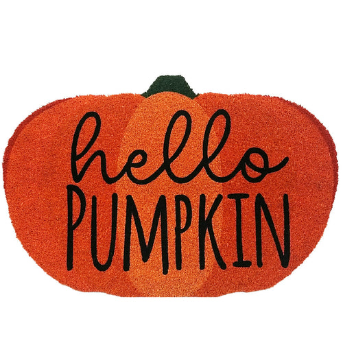 Hello Pumpkin Coir Fall Doormat